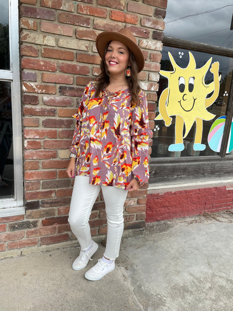 Why You Need This Fall Floral Top!