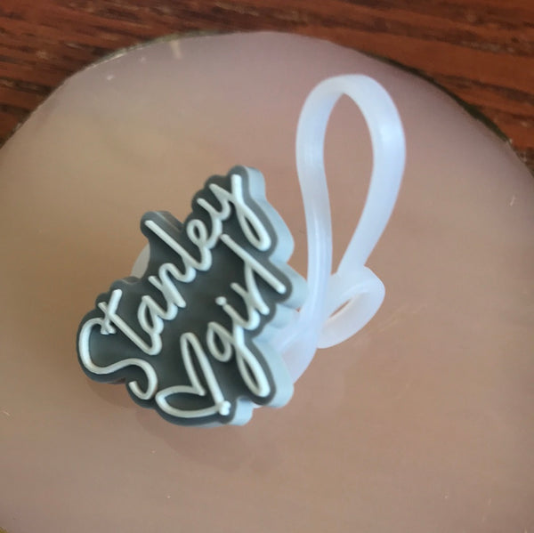 Straw Toppers-Stanleys-Gray/White