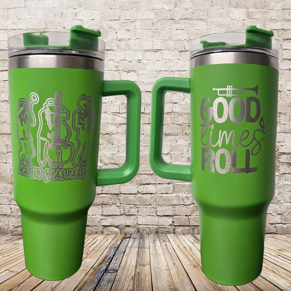 40oz H1 Mardi Gras (Green)