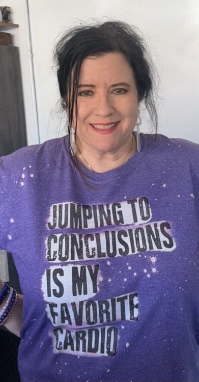 Bleached Jumping to Conclusions Tshirt Tonji Dilmore