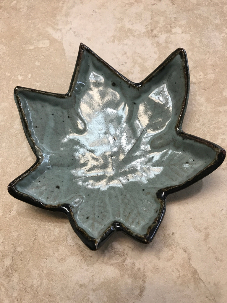 Pottery Leaf Shaped Dish OhhMy! Gifts and Things, LLC