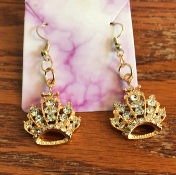 Assorted Earrings-gold Crown