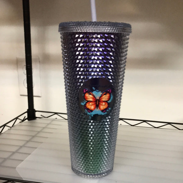 Handmade Studded Cups-Butterfly
