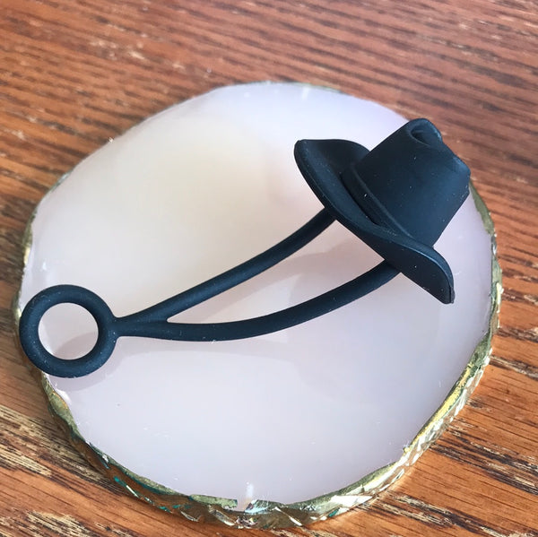 Straw Toppers-Hats-black