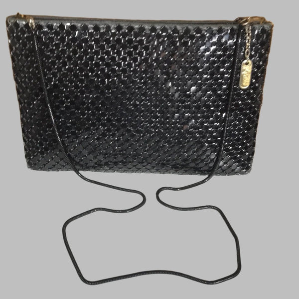 Black Vintage Lyrella Shoulder Clutch OhhMy! Gifts and Things, LLC