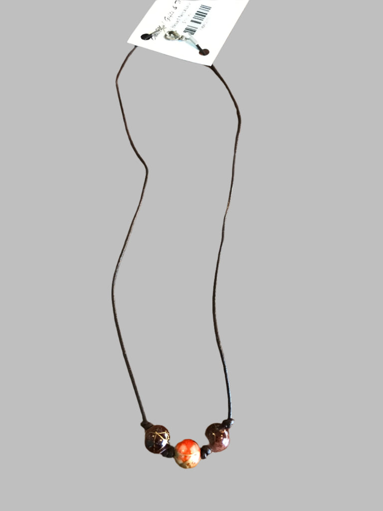 3 Bead Necklace
