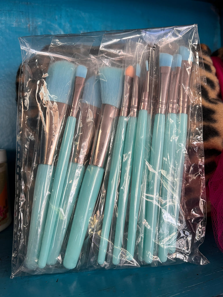 Set of 12 Make-up Brushes OhhMy! Gifts and Things, LLC