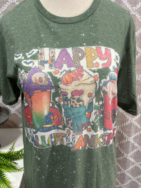 "Happy Hallowthankmas" T-Shirt