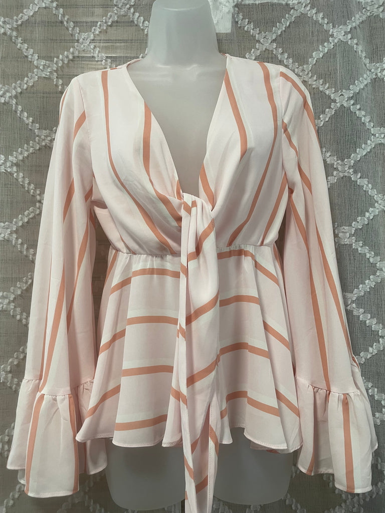 Bubby Love Ruffle Sleeve Kimono Top-small