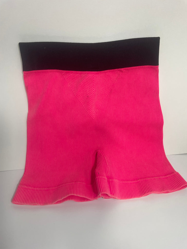 Zenana Bike Shorts-Pink