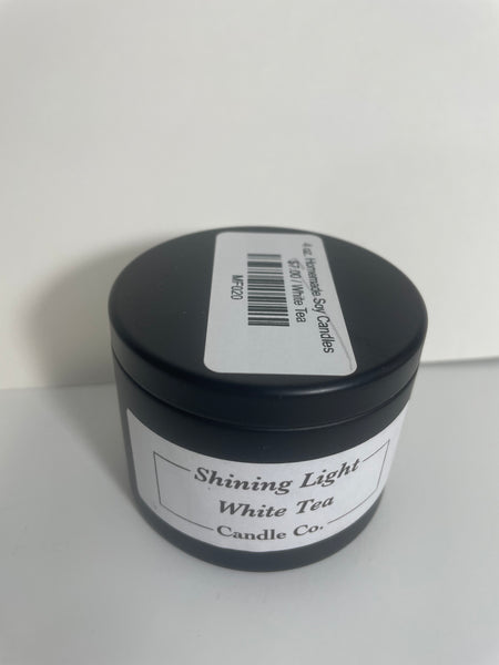 4 oz. Homemade Soy Candles-White Tea