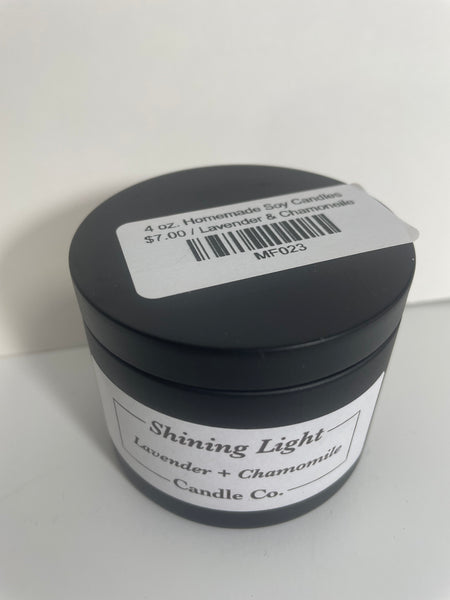 4 oz. Homemade Soy Candles-Lavender & Chamomile