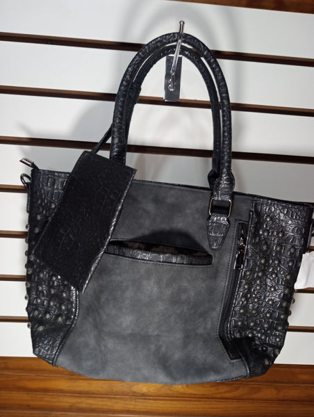 Black and Grey Conceal Carry Purses