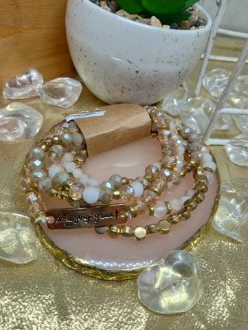 Amazing Grace Beaded Bracelet Set