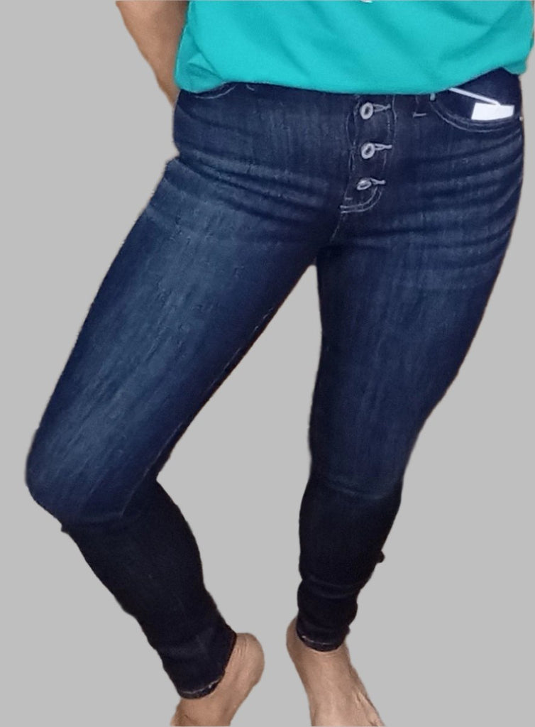 Dark Wash Straight Legged KanCan Jeans