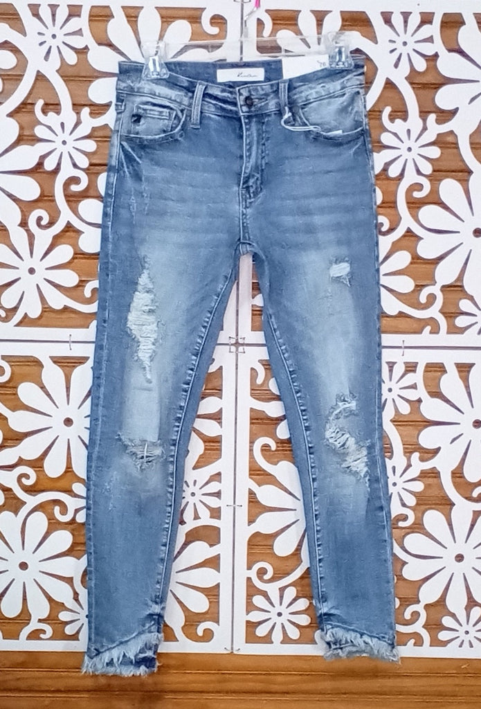 KanCan Super Distressed Light Wash Jeans
