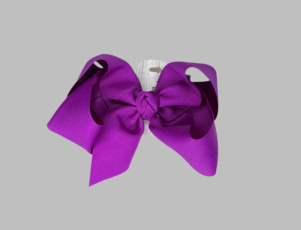 3in Hair Bow-Purple