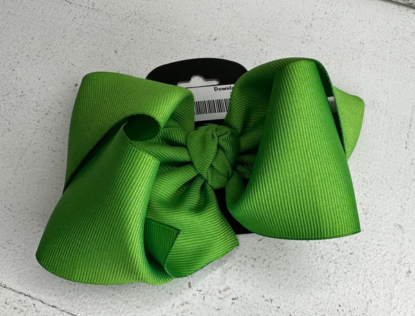 3in Hair Bow-Green
