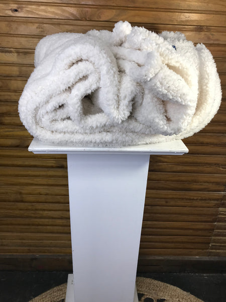 White Fleece Blanket
