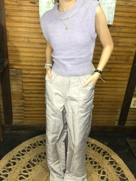 Grey Cargo Pants