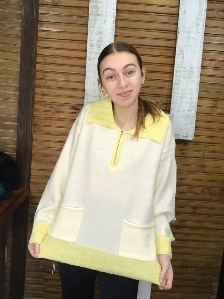 Super Soft Yellow Sweater