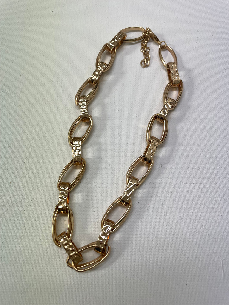 14"Gold Linked Choker w/3"extender