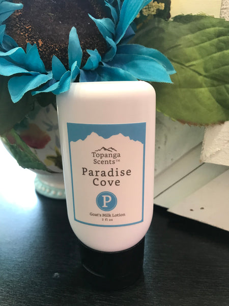 Topanga Scents Goat's Milk Lotion-Paradise Cove-2oz