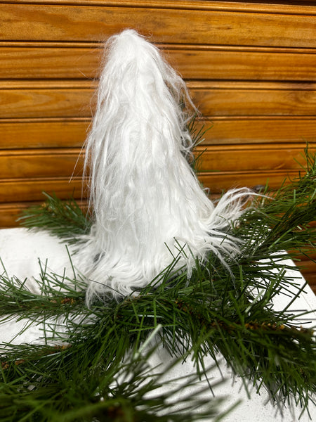 Faux Fur White Christmas Tree Beautiful centerpiece