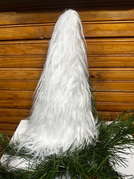 Faux Fur White Christmas Tree Beautiful centerpiece
