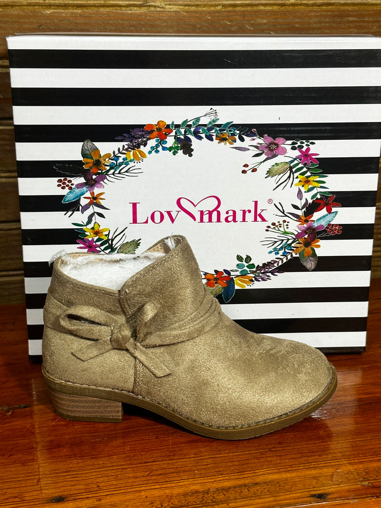 Children's Stone Suede Boots-3,4 ,13