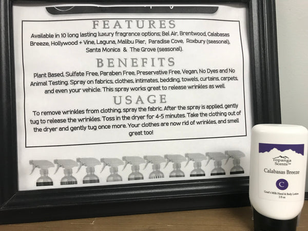 Topanga Scents Goat's Milk Hand & Body Lotion-20z-Calabasas Breeze