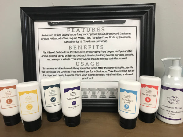 Topanga Scents Goat's Milk Lotion & goats milk hand and body lotion