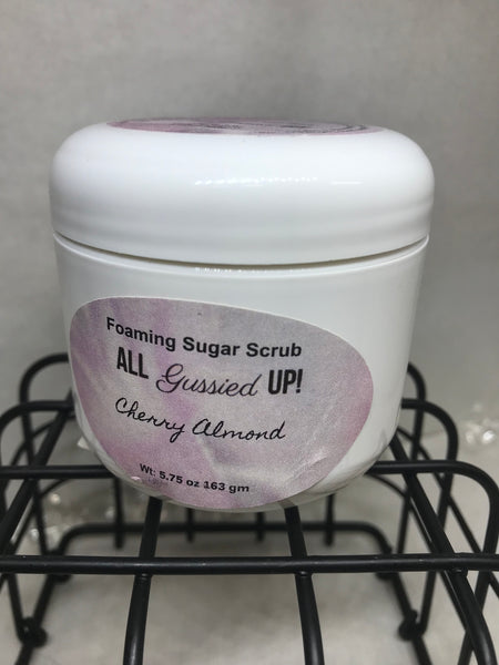 Foaming Sugar Scrub/Cherry Almond 5.75 ounces