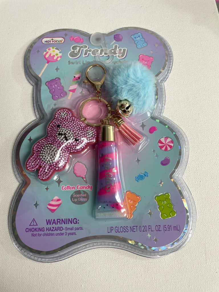 Trendy Lipgloss/Keychain-blue