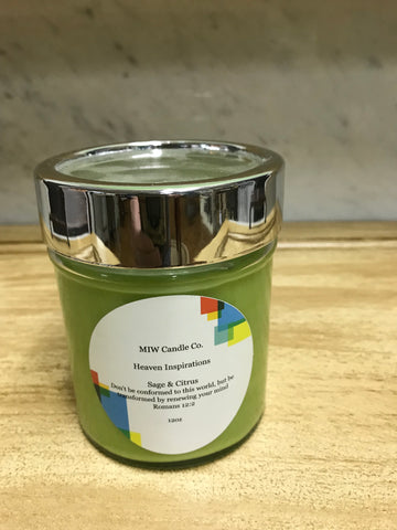 12oz candle - sage and citrus