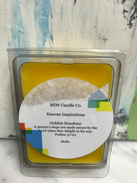 Homemade Candle Melts - Golden Sunshine