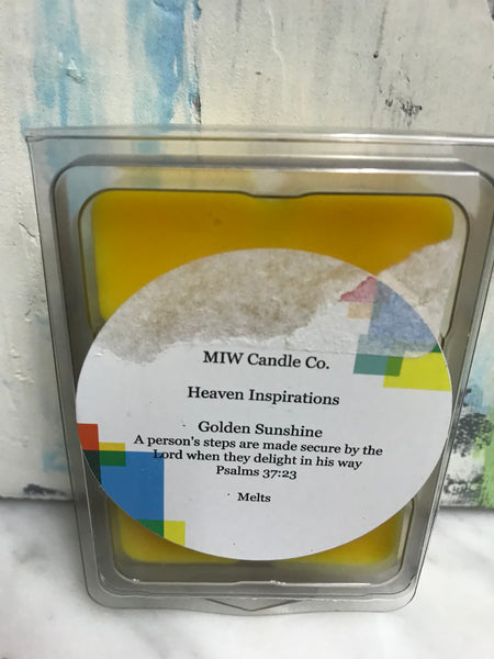 Homemade Candle Melts - Golden Sunshine