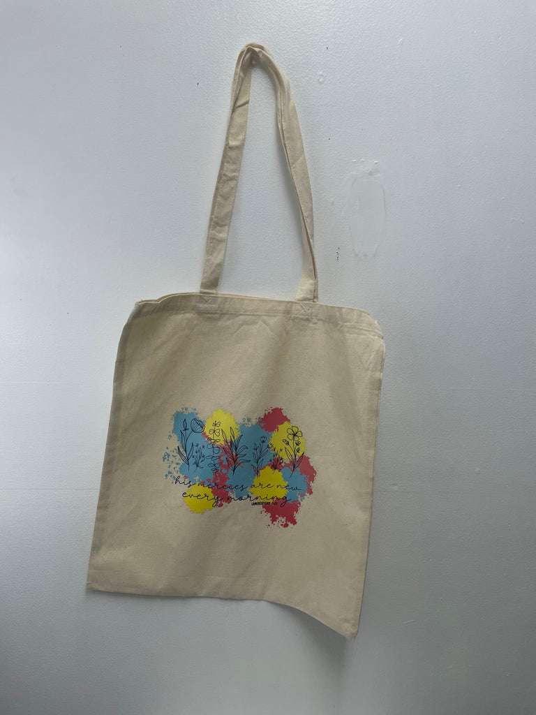 15"x15" Tan Tote bag w/Strap Emily Howell-Shananigans