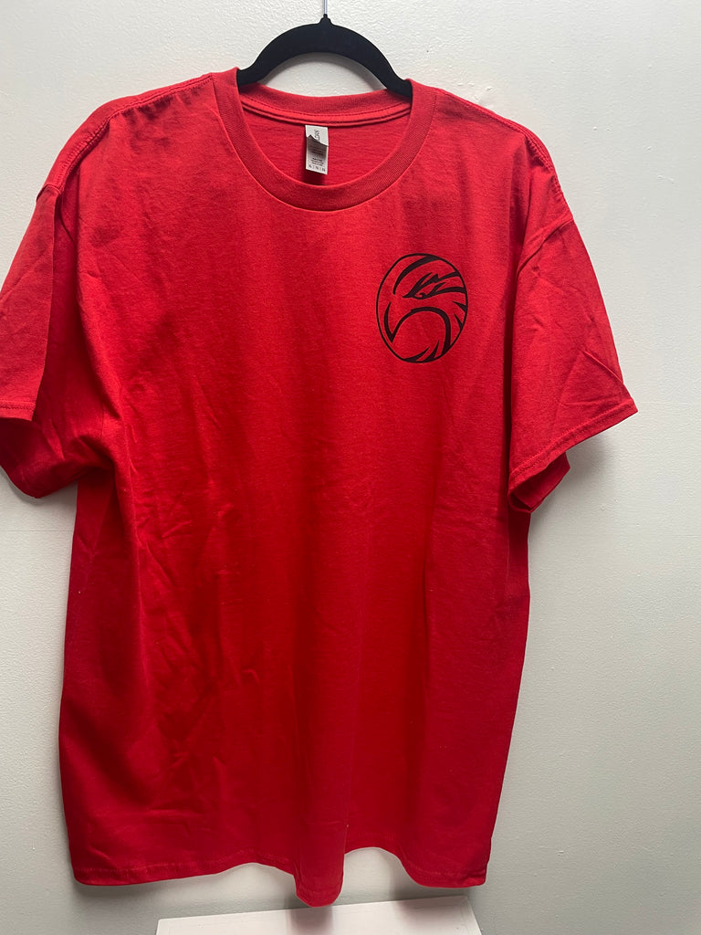 Gildan Red T-shirt w/Eagle Face