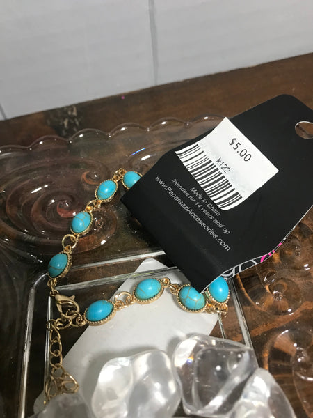 Aqua Gold Bracelet