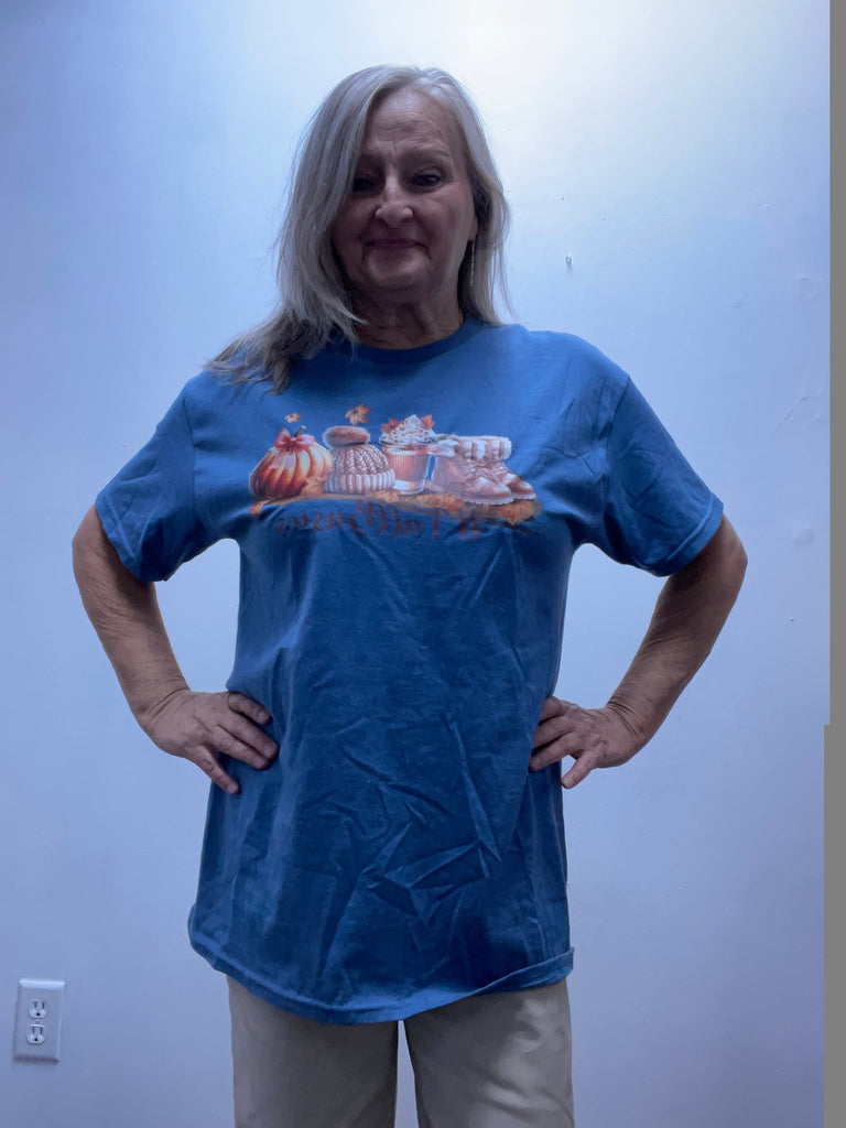 "Fall Basics" Fall T-Shirt - Gildan OhhMy! Gifts and Things, LLC