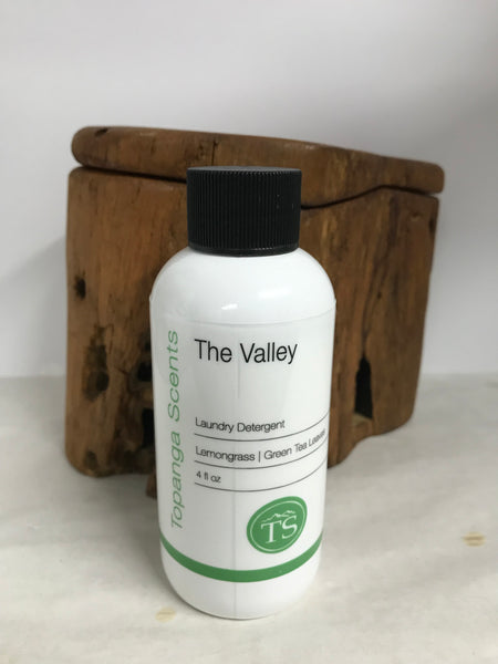 Topanga Scents Laundry Detergent-The valley 4oz/Lemongrass/Green tea Leaves