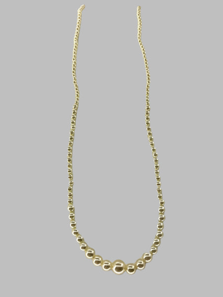 Assorted Necklaces-10"String of White Pearl
