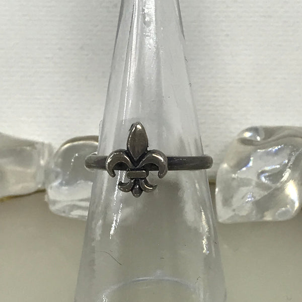 Sterling Silver Rings-fleur De Lis small-7
