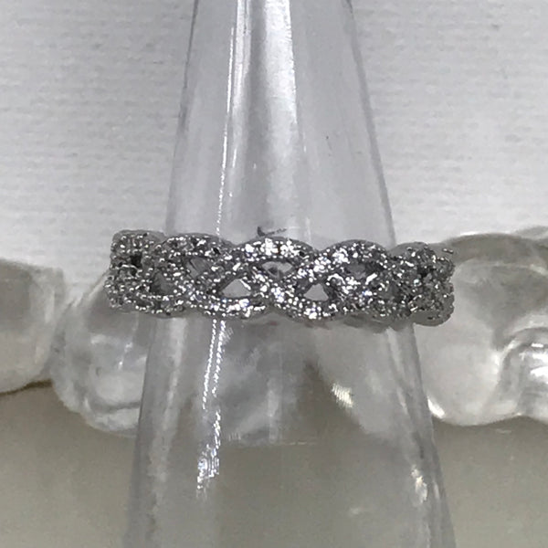 ~Ring: Mens Stainless Steel Silver-