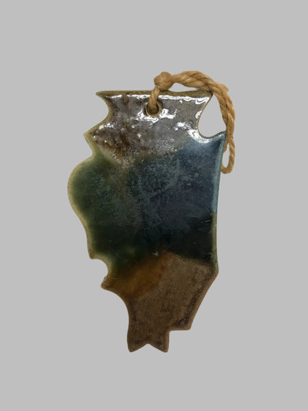 State Pottery Ornaments-Illinois