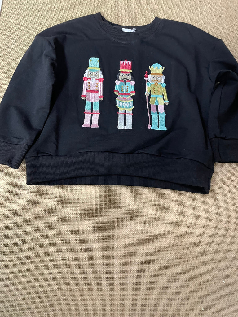 Boys Black Nutcracker Sweatshirt