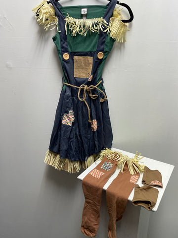 Girls 6 piece Scarecrow Halloween Custom Shirley Ollison