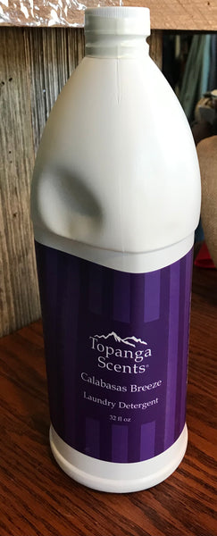 Topanga Scents Laundry Detergent/32oz/Calabasas Breeze