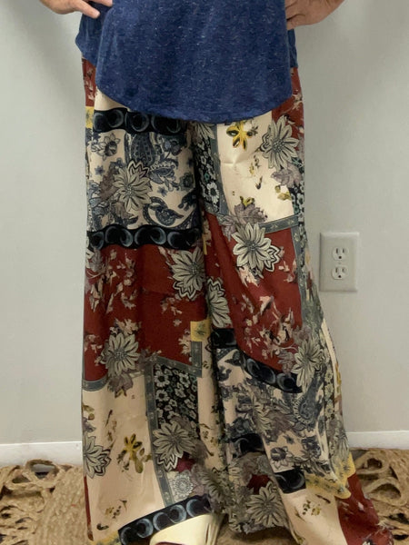 Wide Leg Elastic Waist Pants Melissa McCoy